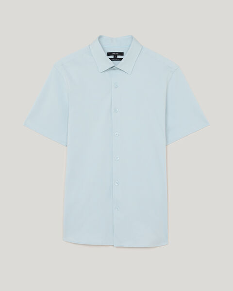 Travel Performance Short Sleeve Shirt, Light Blue, hi-res